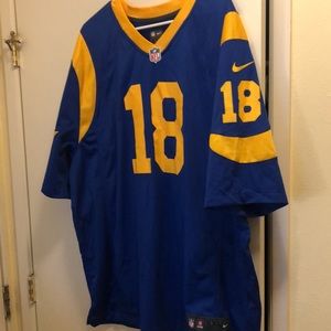 Cooper Kupp #18 Los Angeles Rams Throwback Jersey 2XL NWOT Nike Sewn